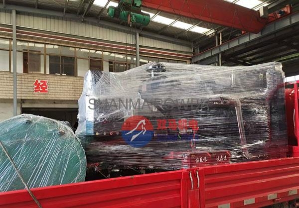 Shangchai diesel generator assembly vehicle shipped to Kunshan